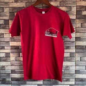 Pre Owned AlStyle Small University of Arkansas Small Red T shirt